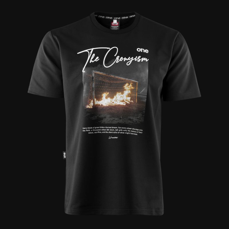 Tricou negru Regular-Fit Bărbaţi - TC One