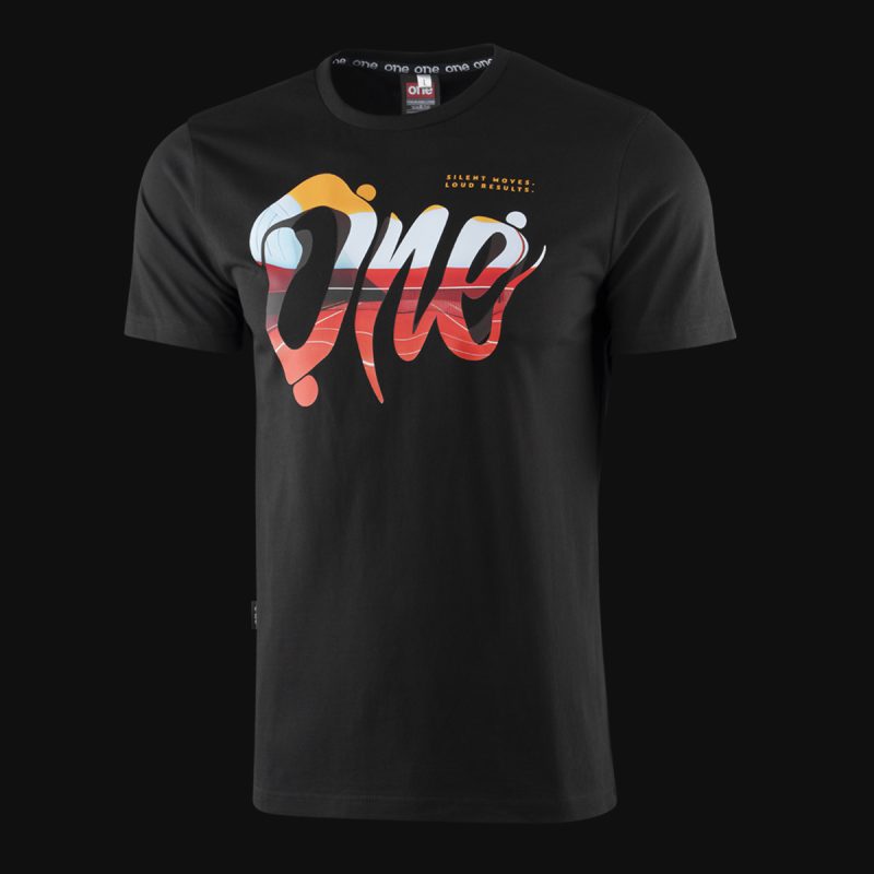 Tricou negru Slim-Fit Bărbaţi - Special One - 03