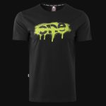Tricou negru Slim-Fit Bărbaţi - SPR - EL