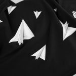 Tricou premium negru Bărbaţi - Paper Flight - 06