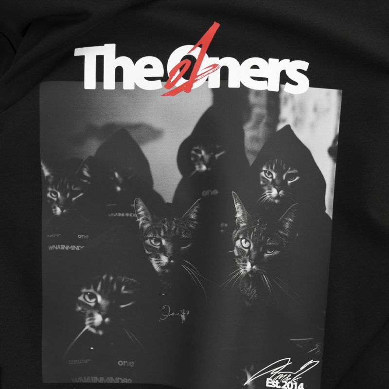 Tricou premium negru Bărbaţi - The Oners - 06