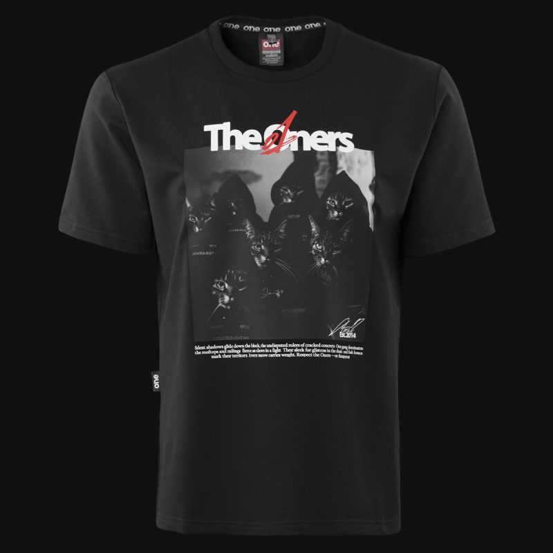 Tricou premium negru Bărbaţi - The Oners