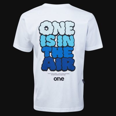 Tricou alb Regular-Fit Bărbaţi - Air One
