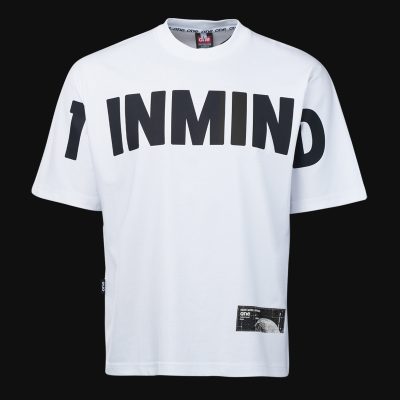 Tricou Hyper Oversized barbati - 1INMIND White