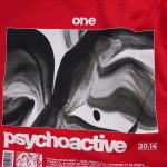 Tricou roșu Slim-Fit Bărbaţi - Psychoactive - 02