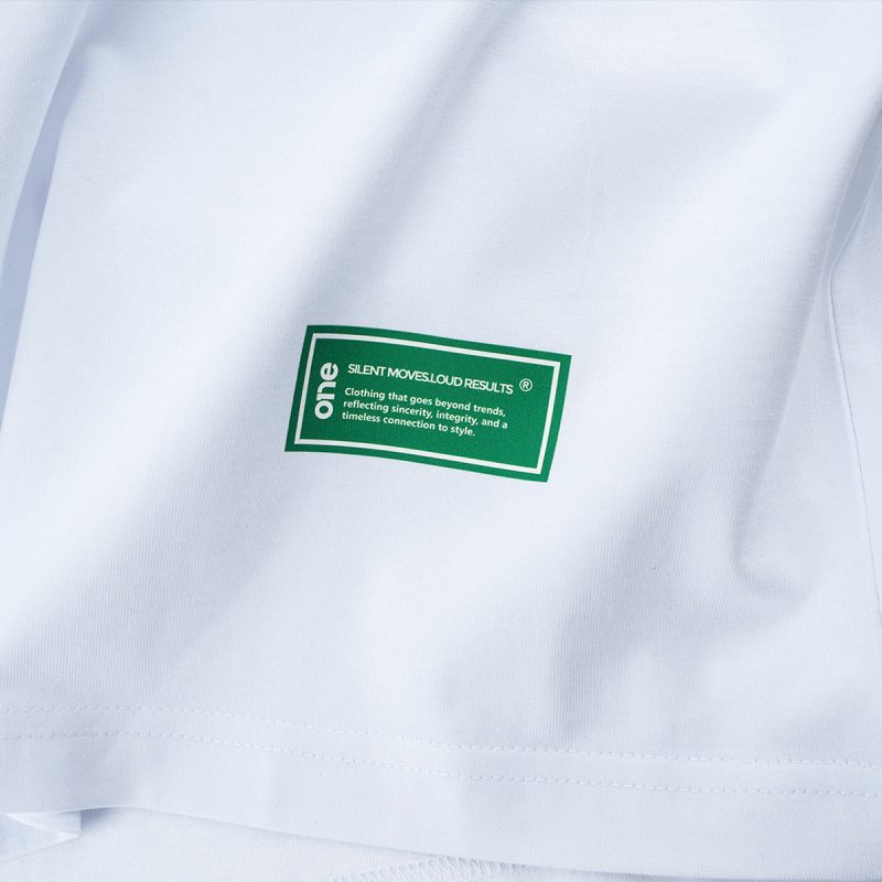 Tricou alb Slim-Fit Bărbaţi - BGO - 04