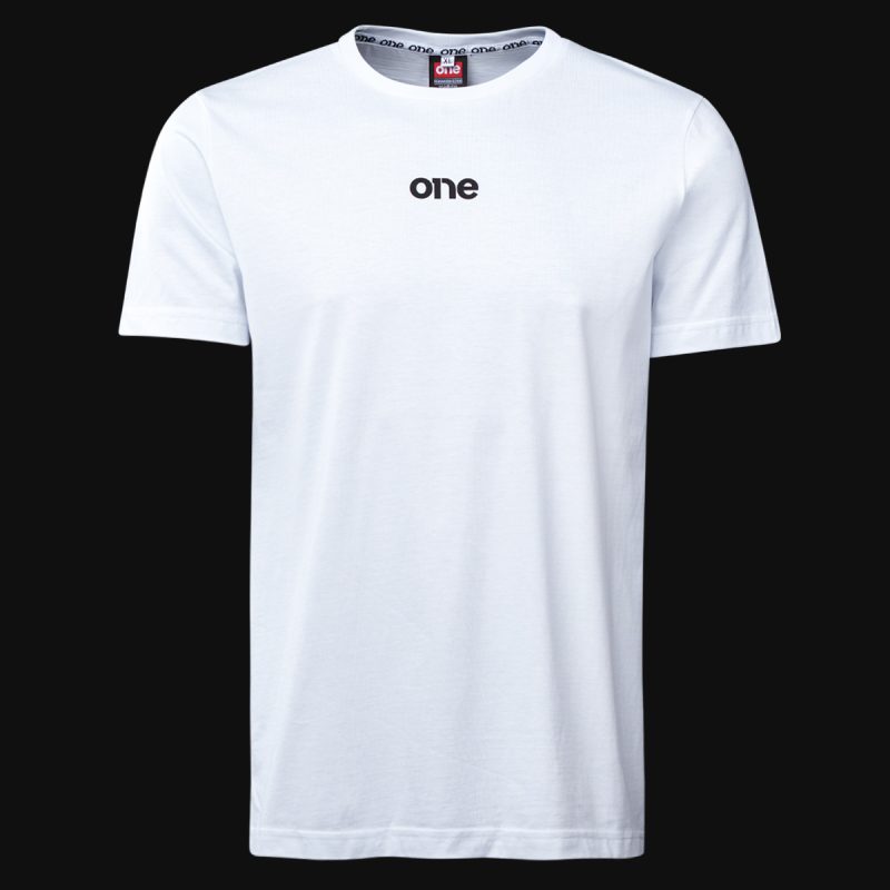 Tricou alb Slim-Fit Bărbaţi - UAO - 03