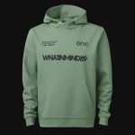 Hanorac cu glugă Premium Fleece - Olive Core