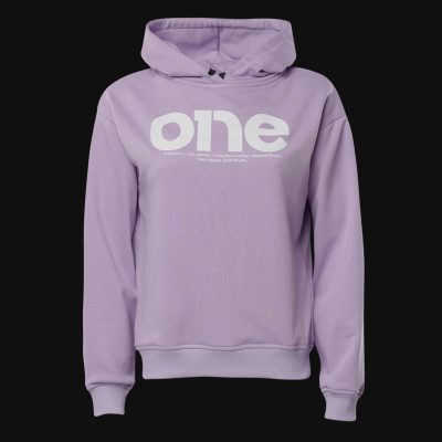 Hanorac damă regular-fit cu glugă - Purple One