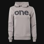 Hanorac damă slim-fit gri din fleece cu glugă - Grey One - 03