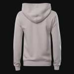 Hanorac damă slim-fit gri din fleece cu glugă - Grey One - 04
