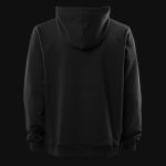 Hanorac negru cu glugă - Essentials - 03