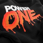 Hanorac negru cu glugă - Power One V.02 - 02