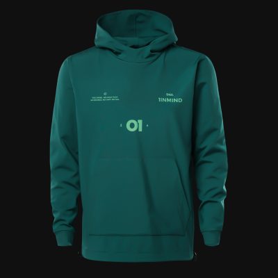 Hanorac sport verde pentru bărbați - Active Core 400
