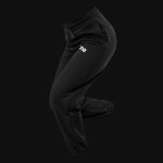 Pantaloni damă regular-fit negri - Essentials - 04