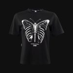 Tricou Negru Femei Silent Wings