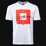 Tricou alb Regular-Fit Bărbaţi - SMLR