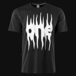 Tricou negru Regular-Fit Bărbaţi - Flux One