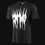 Tricou negru Regular-Fit Bărbaţi - Flux One - 03