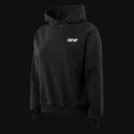 Hanorac damă negru cu glugă regular-fit - Freedom One - 03