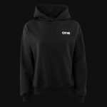 Hanorac damă negru cu glugă regular-fit - Freedom One - 08
