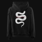 Hanorac damă negru cu glugă regular-fit - SNK One