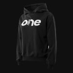 Hanorac damă negru cu glugă regular-fit - SNK One - 04