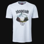 Tricou alb Regular-Fit Bărbaţi - Adventure One