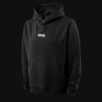 Hanorac bărbătesc negru cu glugă - MS One - 04
