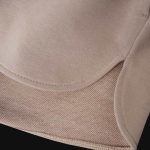 Pantaloni scurți din bumbac femei - Curved-fit - Dusty One - 03
