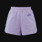 Pantaloni scurți din bumbac femei - Curved-fit - Milky