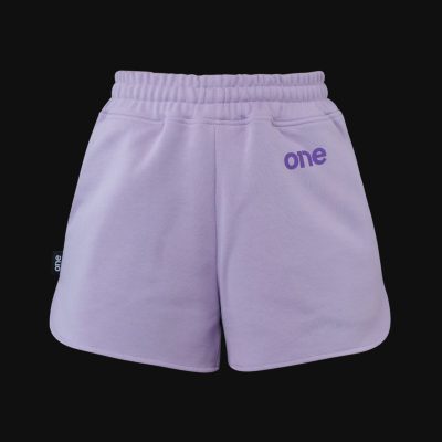 Pantaloni scurți din bumbac femei - Curved-fit - Milky