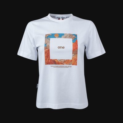 Tricou Alb Femei Regular-Fit - Art One