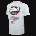 Tricou alb Regular-Fit Bărbaţi - Grind-G - 06