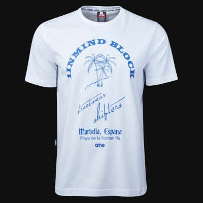 Tricou alb Regular-Fit Bărbaţi - Palms One
