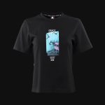 Tricou Negru Femei Regular-Fit - GAG One - 04
