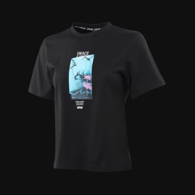 Tricou Negru Femei Regular-Fit - GAG One