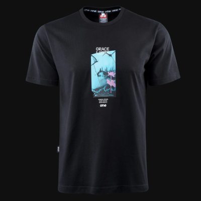 Tricou negru Regular-Fit Bărbaţi - GAG One