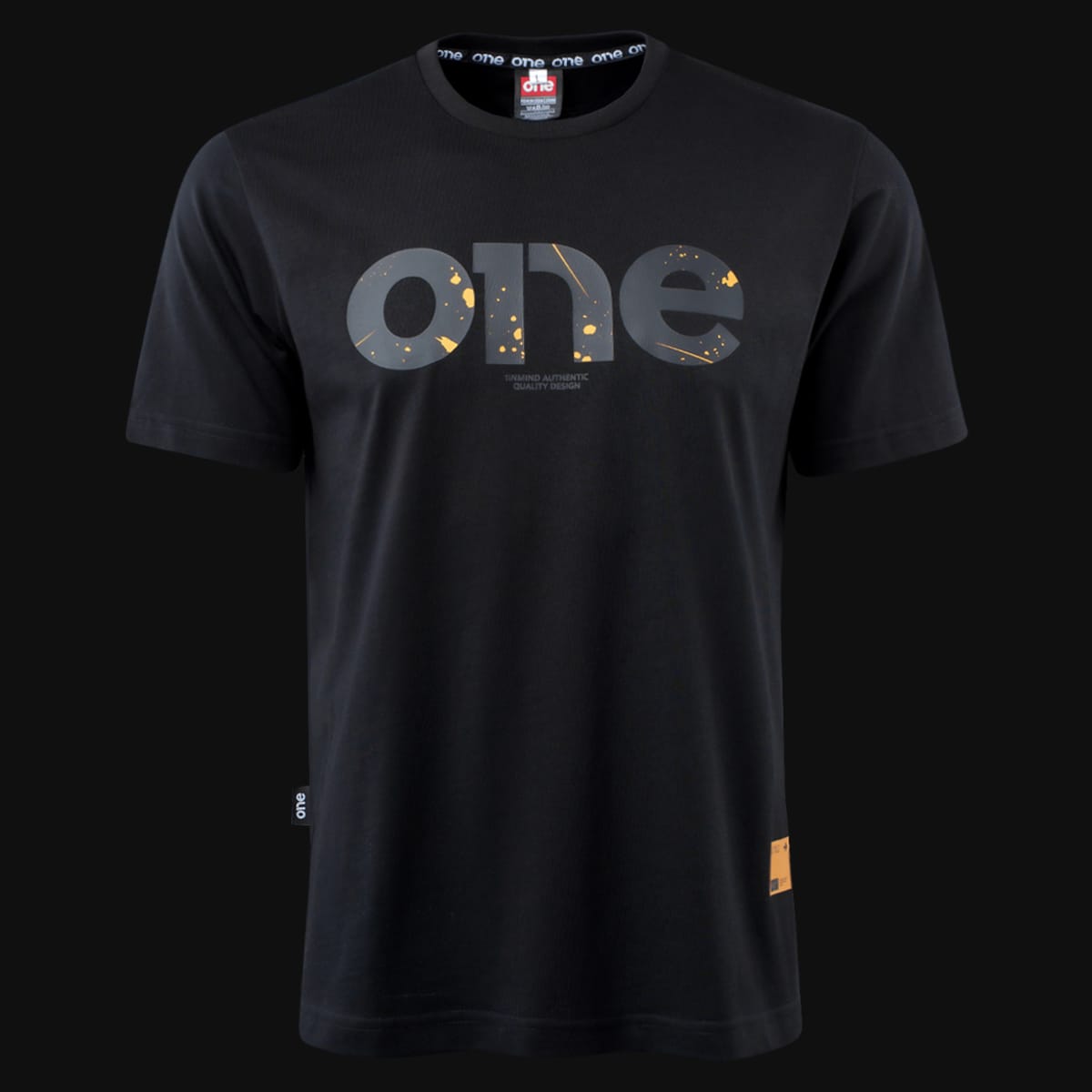 Tricou negru Regular-Fit Bărbaţi - SSE One Tricou negru Regular-Fit Bărbaţi - SSE One