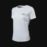 Tricou sport slim-fit din bumbac femei - Core White