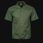 Cămașă tip overshirt cu mânecă scurtă - Olive Comfort - 06