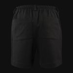 Pantaloni scurți din bumbac piqué - Black One - 02