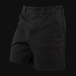 Pantaloni scurți din bumbac piqué - Black One