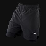 Pantaloni scurți sport cu colanți - Black Motion - 02