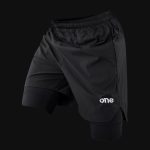 Pantaloni scurți sport cu colanți - Black Motion