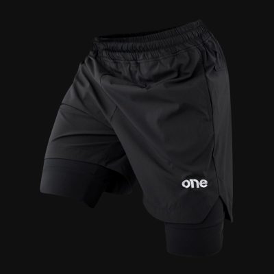 Pantaloni scurți sport cu colanți - Black Motion