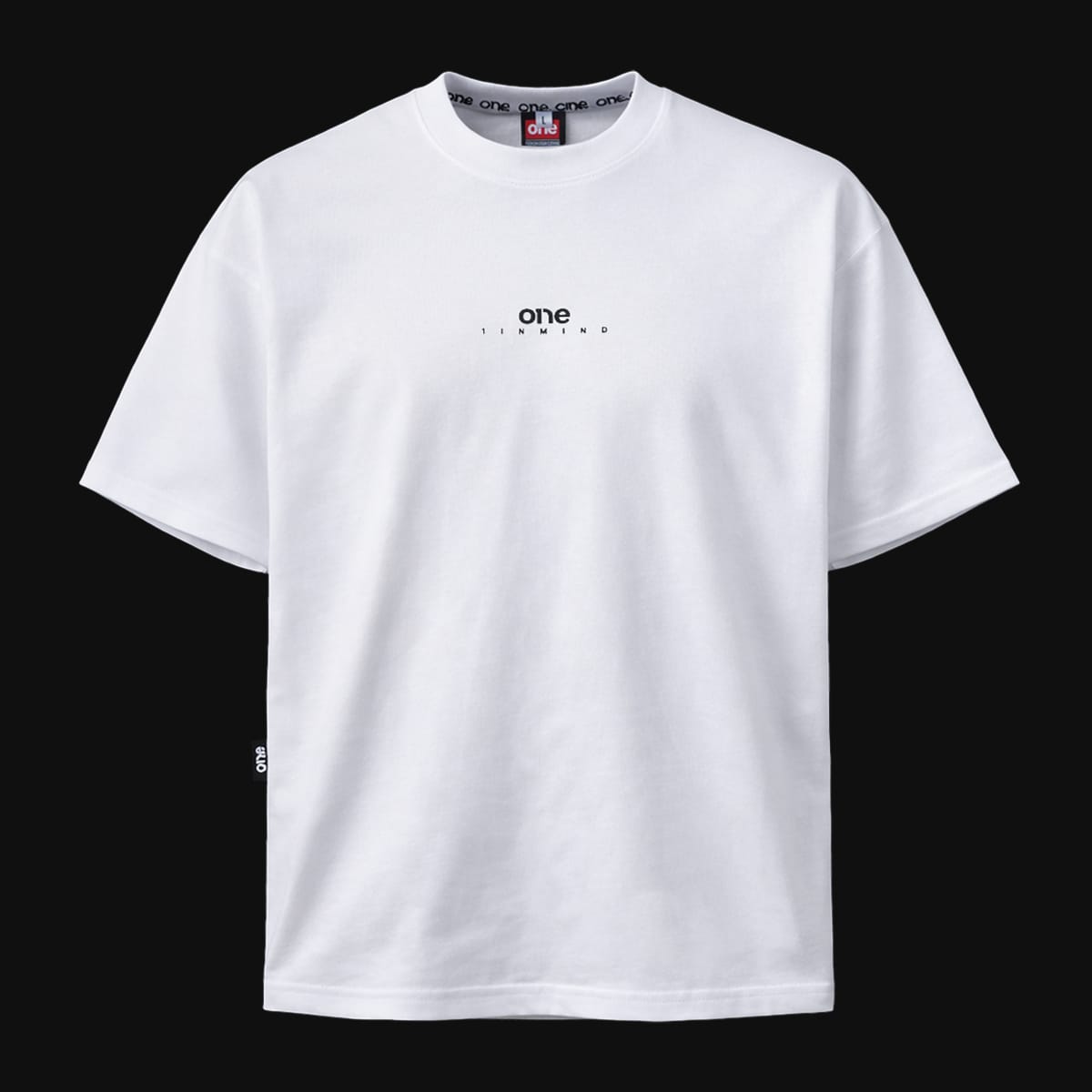 Tricou alb larg - 1INMIND CL Tricou alb larg - 1INMIND CL