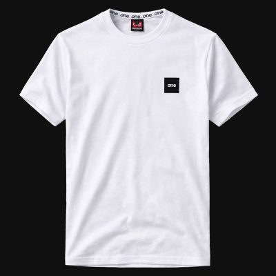 Tricou alb Slim-Fit - Box One - White