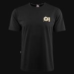 Tricou negru Regular-fit - Origin O1 - Gold