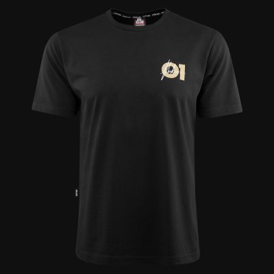 Tricou negru Regular-fit - Origin O1 - Gold